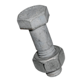 BN 87 Hex head bolts with hex nuts, for steel construction