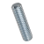BN 425 - Threaded pins chamfered on both sides (DIN 976-1 B), 4.6 / 5.6 / 5.8, zinc plated blue