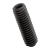 BN 37 - Hex socket set screws with cup point and pipe thread (~ISO 4029), cl. 45 H, black