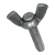 BN 2725 - Wing screws pressed (~UNI 5449), stainless steel A2