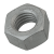 BN 54004 - Hex nuts ~0,8d (DIN 934; ~ISO 4032), cl. 10, zinc flake coated GEOMET® 500 A