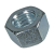 BN 140 - Hex nuts ~0,8d with UNC thread (UNC; ~DIN 934), cl. 8 / Grade 5, zinc plated blue