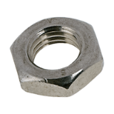 BN 33055 - Hex jam nuts ~0,5d metric fine thread (DIN 439 B; ~ISO 8675), A4, stainless steel A4