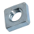 BN 145 - Square thin nuts (DIN 562), steel, zinc plated blue