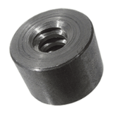 BN 421 Round nuts ~1,5d with trapezoidal thread DIN 103 - 7H