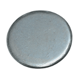 BN 741 - Flat washers without hole, steel, zinc plated blue