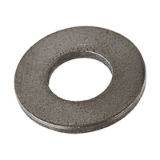 BN 80060 - Flat washers without chamfer, series Z (small) (~NFE 25-513 Z), steel, plain