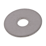 BN 83898 - Flat washers without chamfer, series LL (very large) (NFE 25-513 LL), stainless steel A4