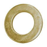 BN 65192 - Flat washers with chamfer (DIN 125-1 B; ~ISO 7090), steel, zinc plated yellow