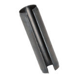 BN 878 - Slotted spring pins light duty (ISO 13337; ~DIN 7346), steel hardened, black