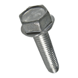 BN 10812 Hex head thread forming screws ~type D, metric thread, with flange