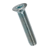 BN 11288 Hexalobular (6 Lobe) socket flat head countersunk thread forming screws ~type M, metric thread