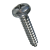BN 13259 - Pozi pan head tapping screws form Z, with cone end type C (DIN 7981 C; ~ISO 7049), A4
