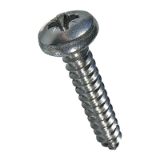 BN 14063, BN 13259 Pozi pan head tapping screws form Z, with cone end type C