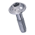 BN 20760 - Pan head screws with pressed washer with hexalobular socket Torx plus® / Autosert® (EJOT ALtracs® Plus; WN 5151), steel heat-treated, zinc plated blue