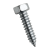 BN 2707 - Hex head tapping screws with cone end type C (DIN 7976 C; ~ISO 1479), zinc plated blue