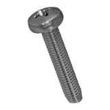 BN 4908 Pozi pan head thread forming screws type C, form Z, metric thread