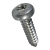 BN 9995 - Hexalobular (6 Lobe) socket pan head tapping screws with cone end type C (ISO 14585 C), A2