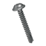 BN 1387 Octagon (8 Lobe) pan head self-drilling screws with flange