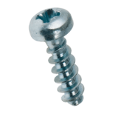 BN 20093 Pan head screws with Pozidriv cross recess form Z