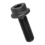 BN 3873 Serrated hex socket head cap screws with flange, partially / fully threaded