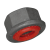 BN 1226 - Prevailing torque type hex lock nuts with polyamide sealing ring (Seal-Lock®), cl. 8, phosphated