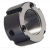 BN 38354 - High-precision locknuts with radial set screw, turned version (FASTEKS® PRECISKO DAS), steel Rm 800-950  N/mm2, black-oxidized