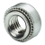 BN 20518 - Self-clinching nuts for metallic materials (PEM® S/SS/H), steel hardened, zinc plated clear passivated