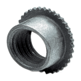 BN 26595, BN 26660 - FE/FEO / UL - Miniatur self-clinching lock nuts for metallic materials