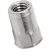 BN 25501 - Blind rivet nuts small countersunk head, semi-hexagonal shank, open end (FASTEKS® FILKO HEXTSN), stainless steel A2