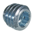 BN 1210 - Einschraubmuttern für Holz mit Innensechskant (Rampa® SK; ~DIN 7965), Stahl, verzinkt-blau