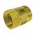 BN 1052 - Threaded inserts for ultrasonic installation, brass, plain