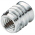 BN 37953 - Threaded inserts self-cutting with small head, closed type, for light-metal alloys and plastics