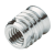 BN 55898 - Threaded inserts self-cutting with small head, for light-metal alloys and plastics
