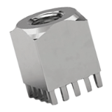 BN 23103 - Power Socket Socket with internal thread, massive Press-Fit Technology, pins arranged all around the edge