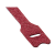 BN 20262 - Hook and loop cable ties with slot (Panduit® Tak-Ty®), red