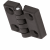 BN 3038 - Hinges with pass-through holes for countersunk head screws (FASTEKS® FAL), reinforced polyamide, black