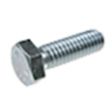BN 48968 - Hex head tap bolts, Full thread and coarse thread, Steel, Grade 5, Plain Finish (ASME B18.2.1)
