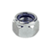 BN 48646 - Hex nylon insert lock nuts type NE, Coarse thread, Stainless Steel, 18-8, Plain Finish (IFI 100-107)