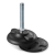 P915 - MOUNTING FOOT WITH GROUND FIXING WITH ZINC PLATED STEEL STUD TYPE A - R12,5 AND NON SLIP BASE