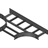 Horizontal Expanding Tee (HT) - Series 2, 3, 4, & 5 - Steel - Cable Tray Fittings