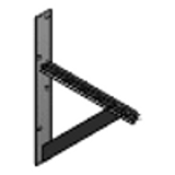 Runway Wall Support - SB214A Series - Cable Runways & Accessories