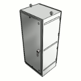 Type 4X Single-Door Dual Access Free-Standing with 3-Point Locking - Type 4X Panel Enclosures