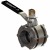 DPX DPAX butterfly valve - DPX EBC manual butterfly valve w/ handle detection closed valve + padlock open valve