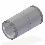 6110-XX - Quick coupling fittings made of stainless steel AISI 316L (CONDUIT-CONDUIT)