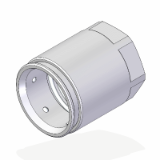 6112 - Quick coupling fittings made of nickel plated brass (CONDUIT-FEMALE THREAD)