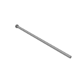 EDH - Ejector pins - DLC coated - EDH - Ejector pins - DLC coated - AH type DIN ISO 6751, Hardened, Material tool steel