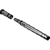 DYM Date pins - date stamps on ejector or core pin - DME -  Mat.: Stainless steel: 50-55 HRC T 150°C