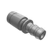 SUE quick coupling 0°open, push lock - DME - Mat.: Brass-Stainless steel
