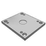KM15 - KM15 - Flush clamping plate + Recess for locating ring - Euro standard